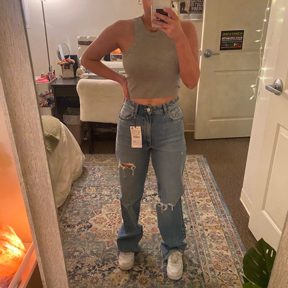 Zara Wide Leg Jeans